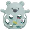 Nattou Sonaglio in Silicone con Palla, Orsetto, Circa 11 cm, Silicone, Verde Pastello