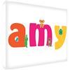 Feel Good Art - Statuetta decorativa per bambini, con motivo a rombi, 10,5 x 15 x 2 cm, misura media, Lhv-Amy)