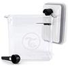 Twistshake Contenitore per latte in polvere con cucchiaio da 1700 ml, dispenser di latte in polvere sigillato con coperchio ermetico, utilizzabile con una sola mano, senza BPA, trasparente