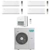 Hisense Climatizzatore Condizionatore Hisense Energy Pro X Bianco WiFi + Console R32 Penta Split Inverter 9000 + 9000 + 9000 + 12000 + 12000 BTU con U.E. 5AMW105U4RQC NOVITÁ Classe A++/A+