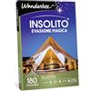 WONDERBOX - Cofanetto Regalo - Insolito - Evasione Magica - per 2 Persone | 1 o 2 notti in strutture insolite - Più di 180 soggiorni - Capanne sull'albero, castelli, bubble room, glamping
