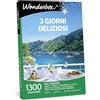 WONDERBOX - Cofanetto Regalo - 3 Giorni Deliziosi - per 2 Persone | 2 notti + 1 cena + 2 colazioni - Più di 1300 soggiorni - Hotel 4* e 3*, agriturismi, masserie
