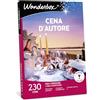 WONDERBOX - Cofanetto regalo - Cena d'Autore - Per 2 persone | 1 cena con bevande - Più di 230 ristoranti - Ristoranti gourmet, trattorie tradizionali