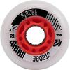 K2 Skate Strobe 30G3130 - Ruote per Pattini in Linea, 72 mm, Confezione da 2, Unisex, per Adulti, Colore: Bianco