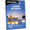 WONDERBOX - Cofanetto Regalo - 3 Giorni in Europa - per 2 Persone | 2 notti con o senza colazione - Più di 1200 soggiorni - Hotel 4* e 3*, agriturismi, B&B in Italia e in Europa