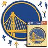 Iconic Puzzles - Golden State Warriors, Logo, Puzzle di Legno con licenza ufficiale NBA, 100% sostenibile, regalo per adulti e bambini, taglia M, 270 Pz