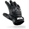 TLA TROOPS LEGEND RACING APPAREL TLA NOX Guanti moto pelle, protezioni nocche, omologati CE, polsino corto, 2XS-5XL uomo, donna. Guanto da moto, scooter, touchscreen, estivi, mezza stagione, traspiranti, alta protezione all'impatto