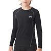 MEETYOO Maglia a Compressione per Ragazzi Lunga Camicie a Compressione per Bambini Maglietta Intima Sportiva Base Layer Traspirante ad Asciugatura Rapida Adatto per Corsa,Palestra,Basket,Calcio