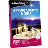WONDERBOX - Cofanetto Regalo - Appuntamento A Cena - per 2 Persone | 1 gustosa cena - Più di 1500 ristoranti - Osterie tipiche, trattorie, cucine bio