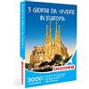 Emozione3 - Cofanetto regalo 3 giorni da vivere in Europa - Idea regalo per la coppia - Due notti con colazione per 2 persone