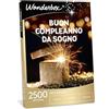 WONDERBOX - Cofanetto Regalo - Buon Compleanno da Sogno - per 2 Persone | 1 attività a scelta - Più di 2500 esperienze - Soggiorni, cene gustose o momenti relax
