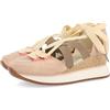 GIOSEPPO Sneakers Aperte Bianchi con Zeppa per Donna SAMOBOR