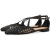 GIOSEPPO Ballerine in Pelle Blu con INTRECCI per Donna LESKOVIC