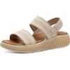 Jana Jana Damen Flache Sandale Vegan Sandali bassiDonna