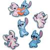 Crocs Jibbitz - Ciondoli unisex Stitch e angelo, confezione da 5