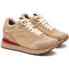 GIOSEPPO Sneakers Pelle con Zeppa in Rafia Harding