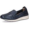 CAPRICE slip-on da donna in pelle, Blu (OCEAN PER.DEER), 42 EU
