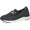 CAPRICE Slip-on da donna piatto, Blu (OCEAN COMB), 42 EU