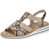 Rieker V0649 Sandali con zeppa Donna