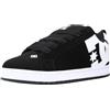 DC Shoes Corte Graffik, Scarpe da skateboard, Uomo, Nero Black 001, 40 EU