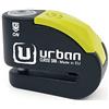 URBAN UR10 Blocca Disco per Moto Senza/Con Allarme Hi-Tech 120dB, Antifurto Moto Omologato SRA Massima Sicurezza, Warning Sensibilità A+, Acciaio Carbono, Lucchetto Bloccadisco Doppio Bloccaggio 10mm