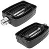 cyclingcolors pedali bicilette bambino bici bimbo 60x80mm nylon movimento 9/16 universale, Nero