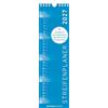 Neumann Verlage GmbH & Co Streifenplaner Mini BLAU 2027: schmaler Wandkalender 9,5x33 cm mit farblich markierten Wochenenden, Feiertagen & Mondphasen, ideal für Haushalt, Familie & Büro