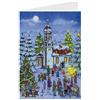 Richard Sellmer Verlag Postkarten-Adventskalender Heilig Abend an der Kirche: Papier-Adventskalender