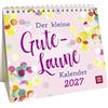 Groh Verlag Mini-Kalender 2027: Der kleine Gute-Laune-Kalender: Mini-Monatskalender. Kleiner Tischkalender zum Aufstellen mit Monatskalendarium