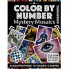 Malie Kokoro Color by Number: Awakening [Premium Print] Black Background Edition | Mystery Mosaics Coloring Book for Adults | Spiritual Symbols for Relaxation and ... Journey | Stress Relief | Calm Your Mind