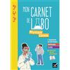 Hatier Mon carnet de labo Physique Chimie 5e-4e-3e: L'essentiel en 50 fiches Méthodes-Outils + Mémento Brevet détachable