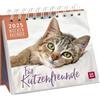 Groh Mini-Wochenkalender 2025: Für Katzenfreunde: Katzenkalender zum Aufstellen. Tischkalender mit Wochenkalendarium