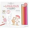 Les Editions de Saxe Les Loulous de Guibo: 30 créations à colorier. Coffret avec le livret d'explications, 8 crayons de couleurs, 10 marques-pages, 10 cartes postales, 10 affiches A5