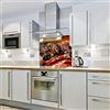 Cube Print and Display Star Anise - Splashback in vetro da cucina stampato (700 W x 750 h)