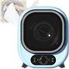 JYHUHGRG Filtro asciugatrice Anteriore per Polvere e lanugine Timer da 0 a 200 Minuti Aria Calda e Fredda Asciugatura 3D Protezione Contro Il surriscaldamento Asciugatrice centrif,Blue