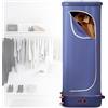 SOYPAX Elettrico riscaldato Asciugabiancheria Airer,Portatile Pieghevole Asciugamani Scaldabagno Rack di Asciugatura Stabile Standing Riscaldamento Dry Rack ad alta efficienza energetica Asciugabiancheria