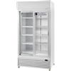 METRO Professional Frigorifero GSC3800 con 2 porte in vetro, bianco, 690L, 680W, 220-240V, illuminazione a LED, 10 ripiani regolabili, con serratura, 4 ruote, ideale per attività gastronomiche