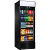 Générique Armadio per bevande refrigerato 350 l con baldacchino - vetrina refrigerata professionale per negozi, caffè, ristoranti, snack bar - refrigerazione efficace e design attraente