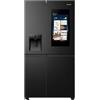Hisense RS9P628GPFE - Frigorifero con congelatore indipendente, 614 l, 38 dB, classe di efficienza energetica: E/ConnectLife Hub, dispenser di ghiaccio e acqua, protezione antibatterica, lavagna per
