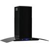 Tidyard 180W Cappa Aspirante a Muro Acciaio Inox 756 m³/h Nero