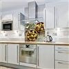 Cube Print and Display Olive - Vetro stampato da cucina Splashback (700 W x 700 h)