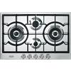De'Longhi DELONGHI NSL475X PIANO COTTURA 75CM 4 FUOCHI DOPPIA CORONA GRIGLIE GHISA INOX NSL 475 X