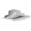 Verona VEINS34GSS - Inserto per cappa da 86,4 cm, con filtri deflettori in acciaio inox, 600 CFM, illuminazione a LED in acciaio inox