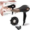 Bellissima Imetec P5 3800 - Phon professionale ionico 2300W | Per capelli morbidi e luminosi | Griglia in ceramica | Diffusore e convogliatore ceramico inclusi