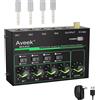 MIXER AUDIO MINI STEREO 4 CANALI A BASSISSIMO RUMORE MIXER DI LINEA