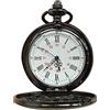 Tiong Orologio da tasca da uomo Orologio classico vintage con pendentea mio figlio Orologio da regalo per padre madre figlio Orologio con collana con catena