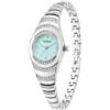 TIME100 Orologio Donna Bracciale al Quarzo Analogico Elegante Moda con Quadrante Rotondo con Pietre Preziosecon Impermeabile