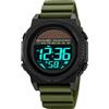 MASTOP Energia solare Orologio per gli Uomini Militare Digitale Multifunzionale Led Luminoso Indicazione 2 Fuso Orario 50m Impermeabile Orologio Reloj Solar para Hombre