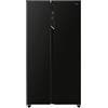 Candy Frigorifero Side by Side 521 Litri, No Frost, Classe E, Nero | Super Freezing, Ripiani in Vetro, Display Touch, 39 dB, Temperatura Regolabile, Comandi Touch, Silenziosa, CHSBSO-6174B