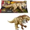 Mattel Jurassic World La Rinascita - Dinosauro Cattivo Ruggito Devastante, action figure da 55+ cm con 2 mosse d'attacco incluse, design autentico dal film, giocattolo per bambini, 4+ anni, JJP79